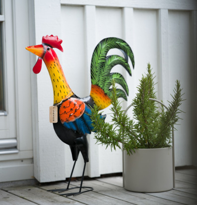 Tupp Hebbe & Lasse Hamrad Plåt 55cm Different Design Övrig prydnad/dekoration för inredning utemiljö