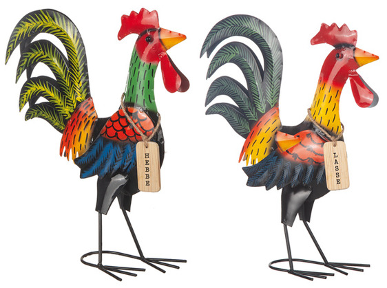 Tupp Hebbe & Lasse Hamrad Plåt 30cm Different Design Fåglar för prydnad/dekoration Prydnadsfåglar Dekorationsfåglar Övrig inredning