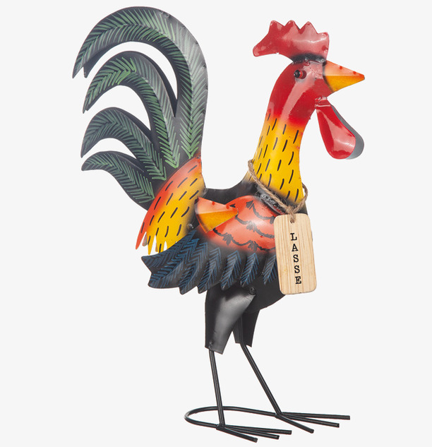 Tupp Hebbe & Lasse Hamrad Plåt 30cm Different Design Fåglar för prydnad/dekoration Prydnadsfåglar Dekorationsfåglar Övrig inredning