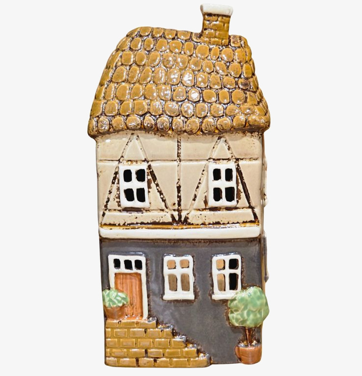 Ljuslykta Hus Beige Det Gamle Apotek Lyktor Endless Light Ljuslyktor