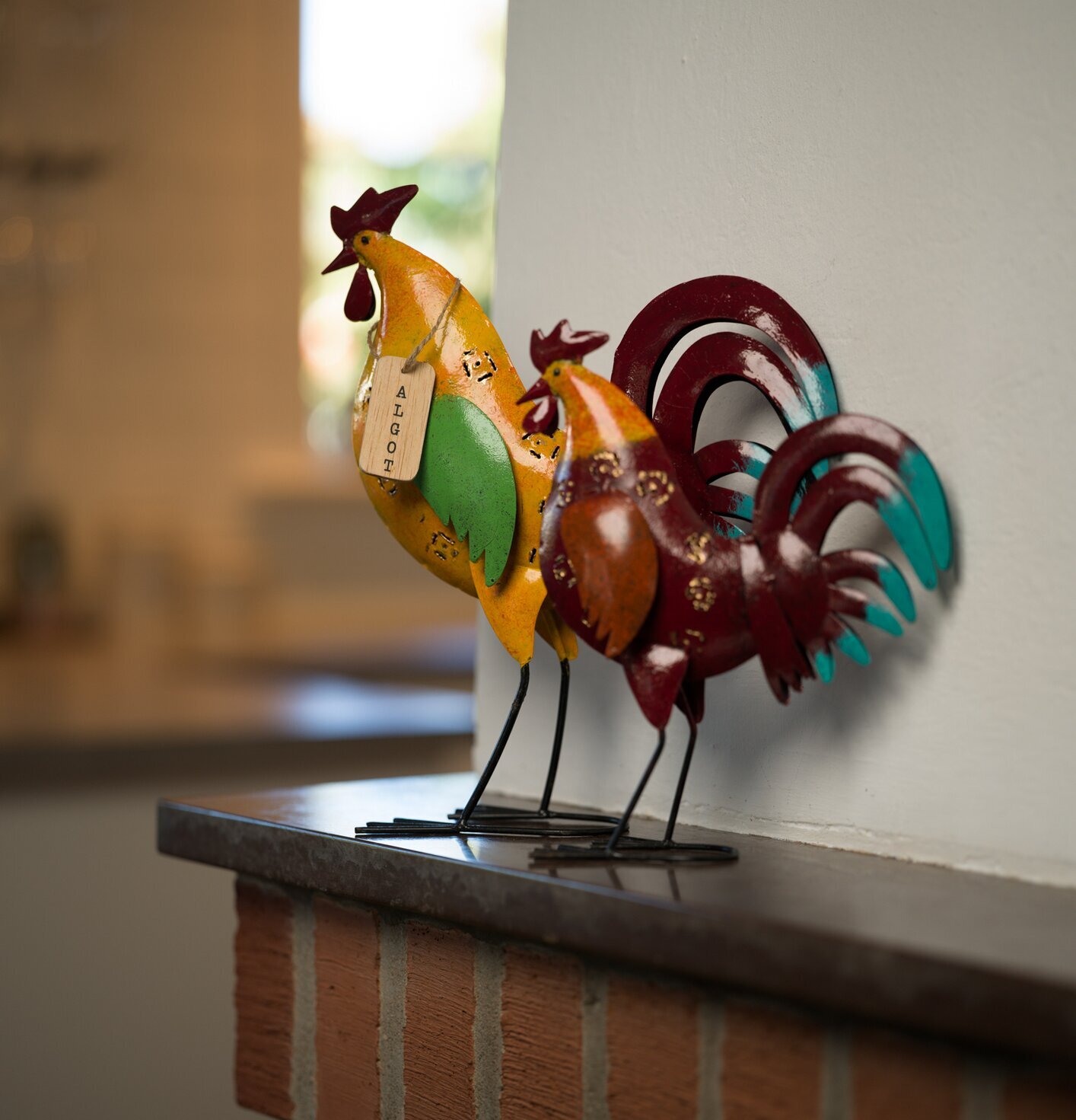 Tupp Algot & Vilgot 23cm Different Design Fåglar för prydnad/dekoration Prydnadsfåglar Dekorationsfåglar Övrig inredning utemiljö