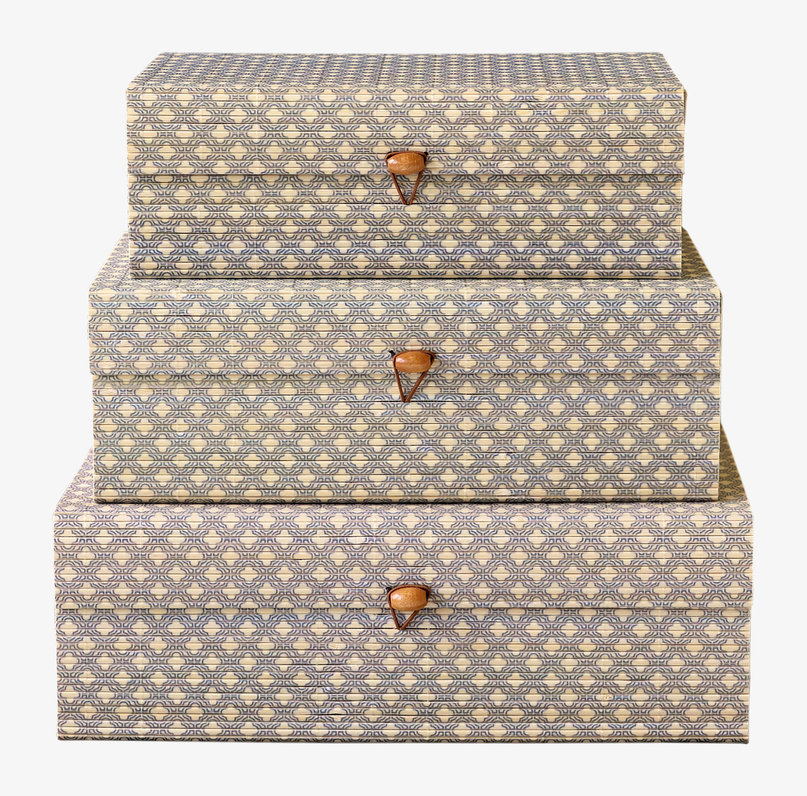 Amilly Förvaringsask Set/3 Opal Chic Antique Förvaringslådor och korgar Boxar Förvaringsboxar Porslinsboxar Trälådor Smyckesboxar i porslin