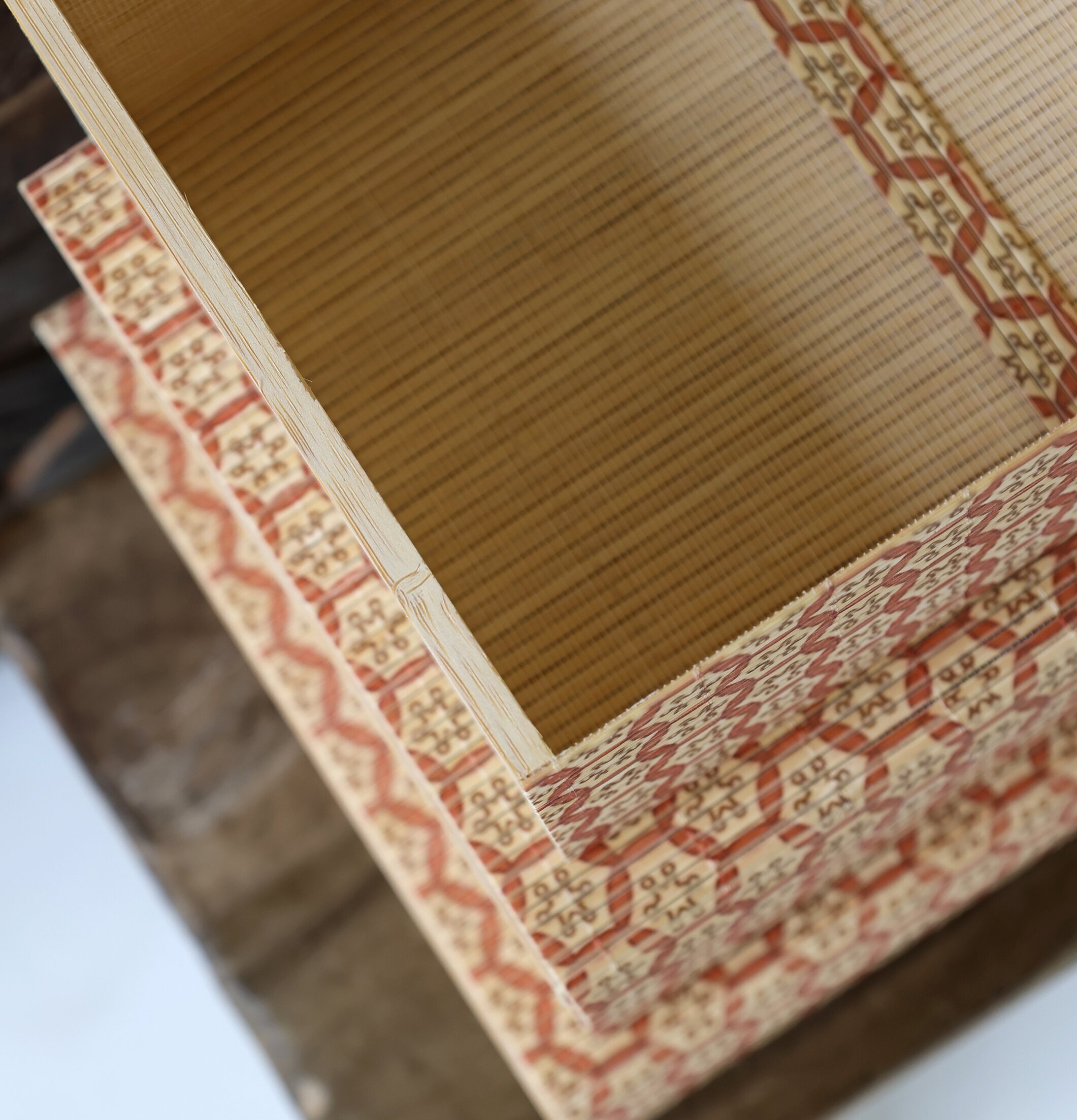 Amilly Förvaringsask Set/3 Coral Blush Chic Antique Förvaringslådor och korgar Boxar Förvaringsboxar Porslinsboxar Trälådor Smyckesboxar i