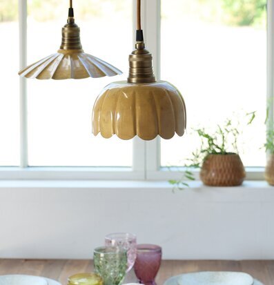 Fönsterlampa Lunel Mellow Taklampa Chic Antique Lampor Taklampor Golvlampor Bordslampor LED-lampor Ledlampor Fönsterlampor Ljusslingor för dekoration