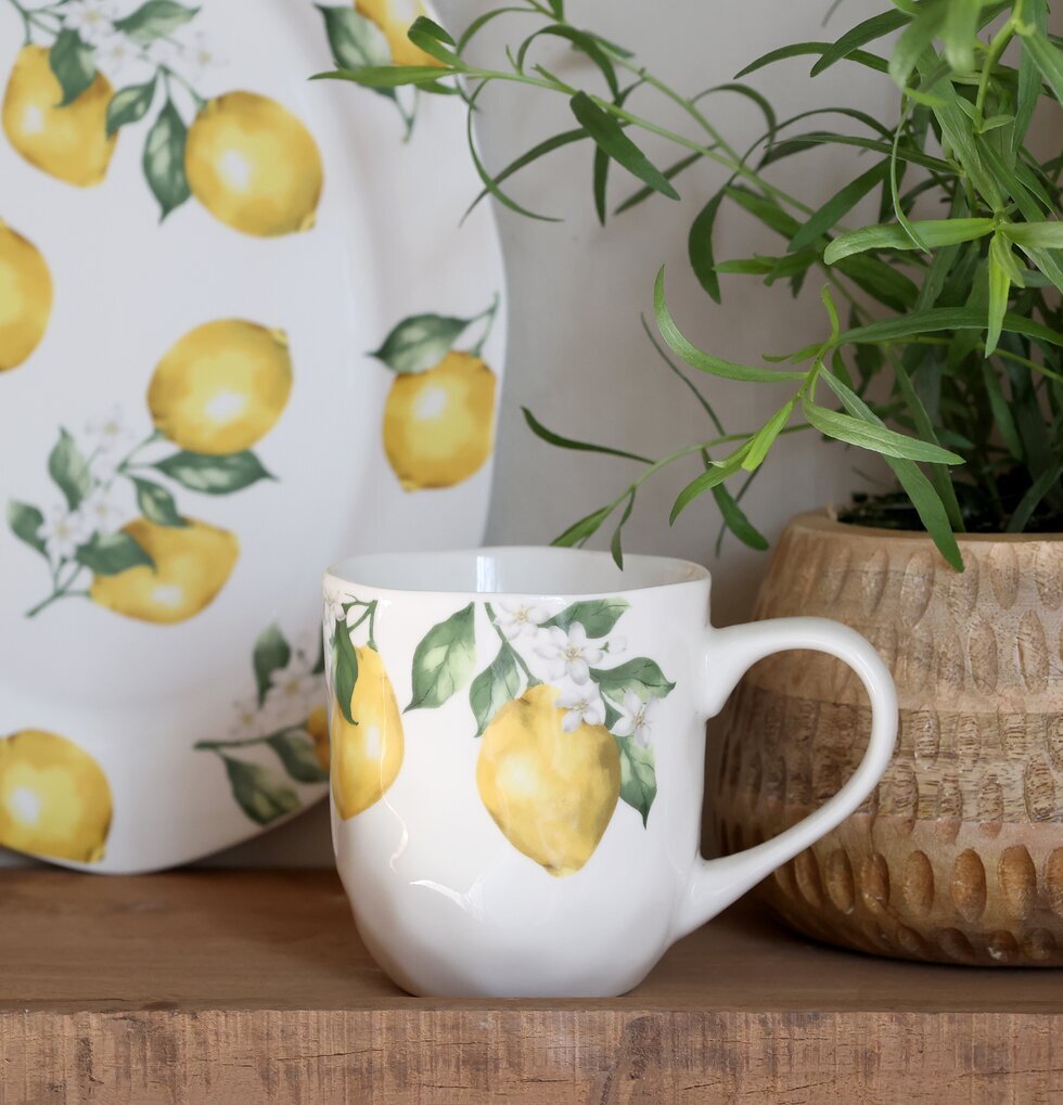 Mugg Maison Lemon Chic Antique Muggar/koppar i porslin, keramik, papper eller biologiskt material organiskt ekologiskt Termomuggar