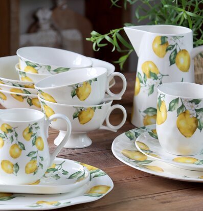 Kopp Maison Lemon Chic Antique Muggar/koppar i porslin, keramik, papper eller biologiskt material organiskt ekologiskt Termomuggar