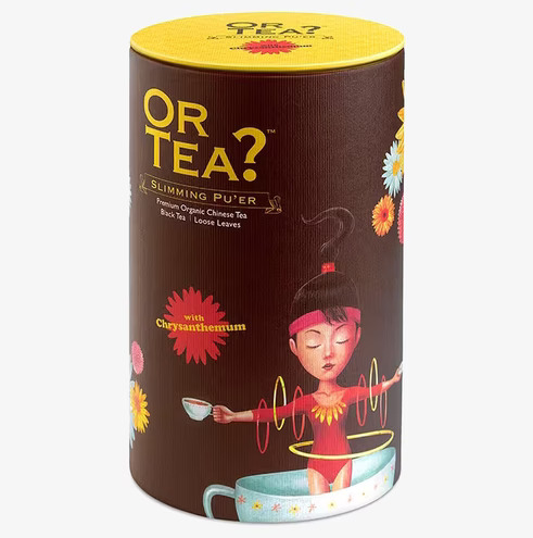 Slimming Pu'er Löste 100g från Or Tea i dekorativ cylinder