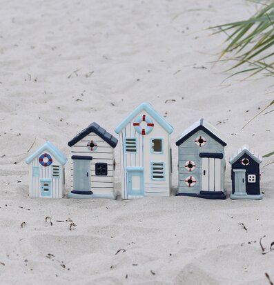 Strandhus Keramik Skyblue Ocean Chic Antique Övrig prydnad/dekoration för inredning innemiljö