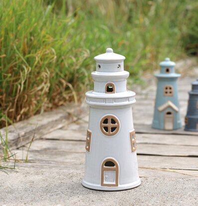 Fyr Keramik LED Creme Chic Antique Lampor Taklampor Golvlampor Bordslampor LED-lampor Ledlampor Fönsterlampor Ljusslingor för dekoration