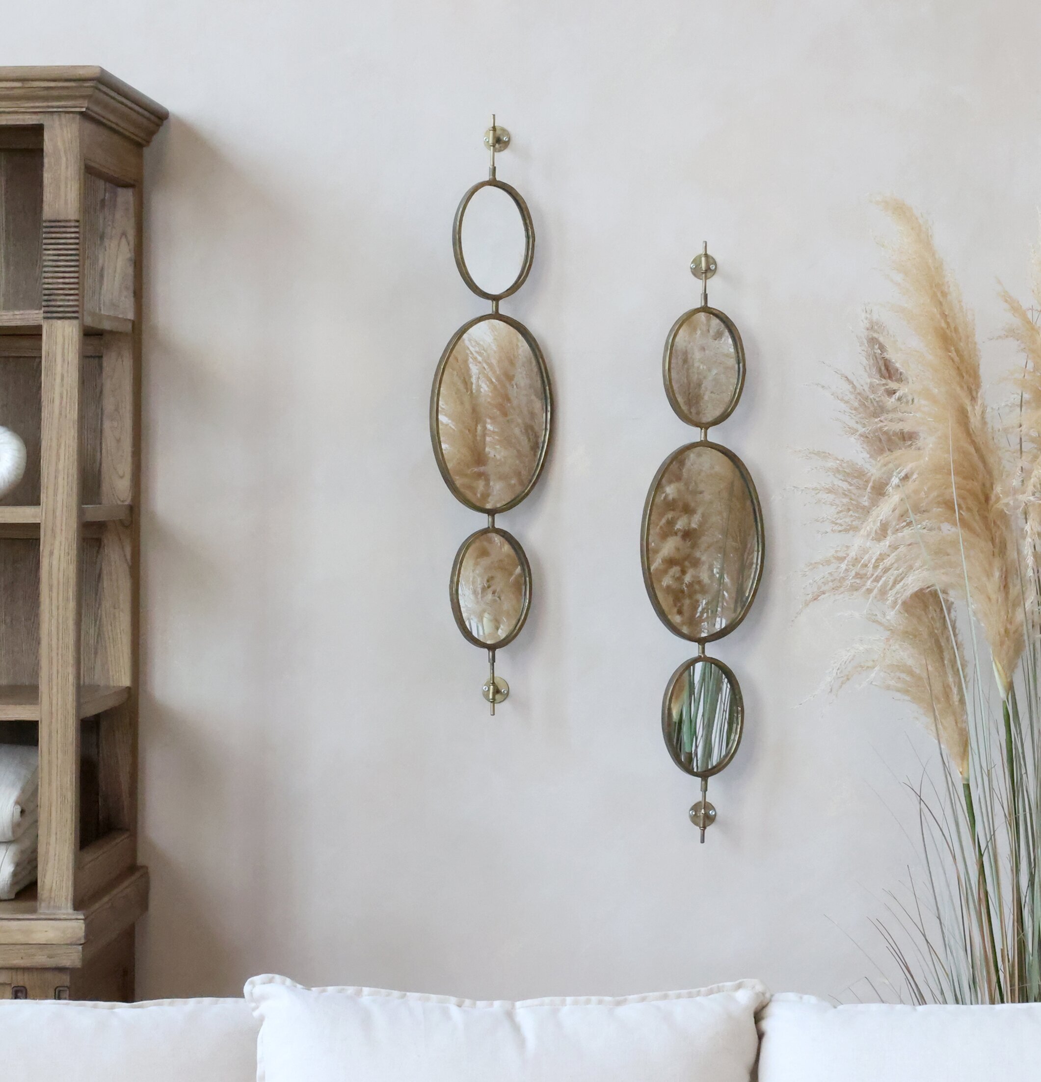 Väggspegel Antik Mässing Chic Antique Speglar Väggspeglar Stående speglar