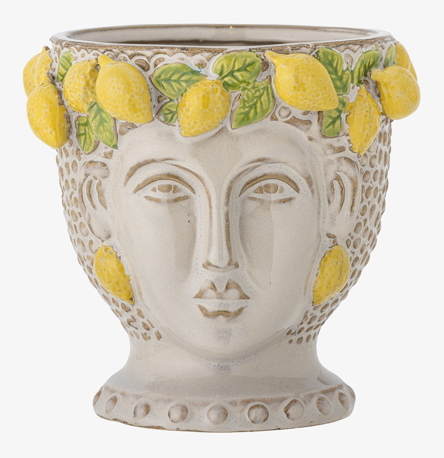 Kruka Limone Stengods Bloomingville Krukor Örtkrukor Glaskrukor