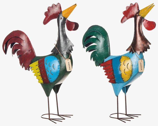 Tupp Lasse Hamrad Plåt 60cm Different Design Fåglar för prydnad/dekoration Prydnadsfåglar Dekorationsfåglar Övrig inredning utemiljö