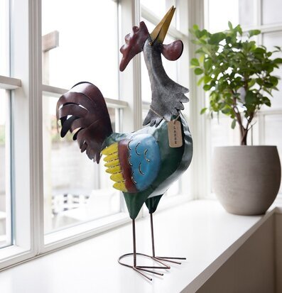 Tupp Lasse Hamrad Plåt 60cm Different Design Fåglar för prydnad/dekoration Prydnadsfåglar Dekorationsfåglar Övrig inredning utemiljö