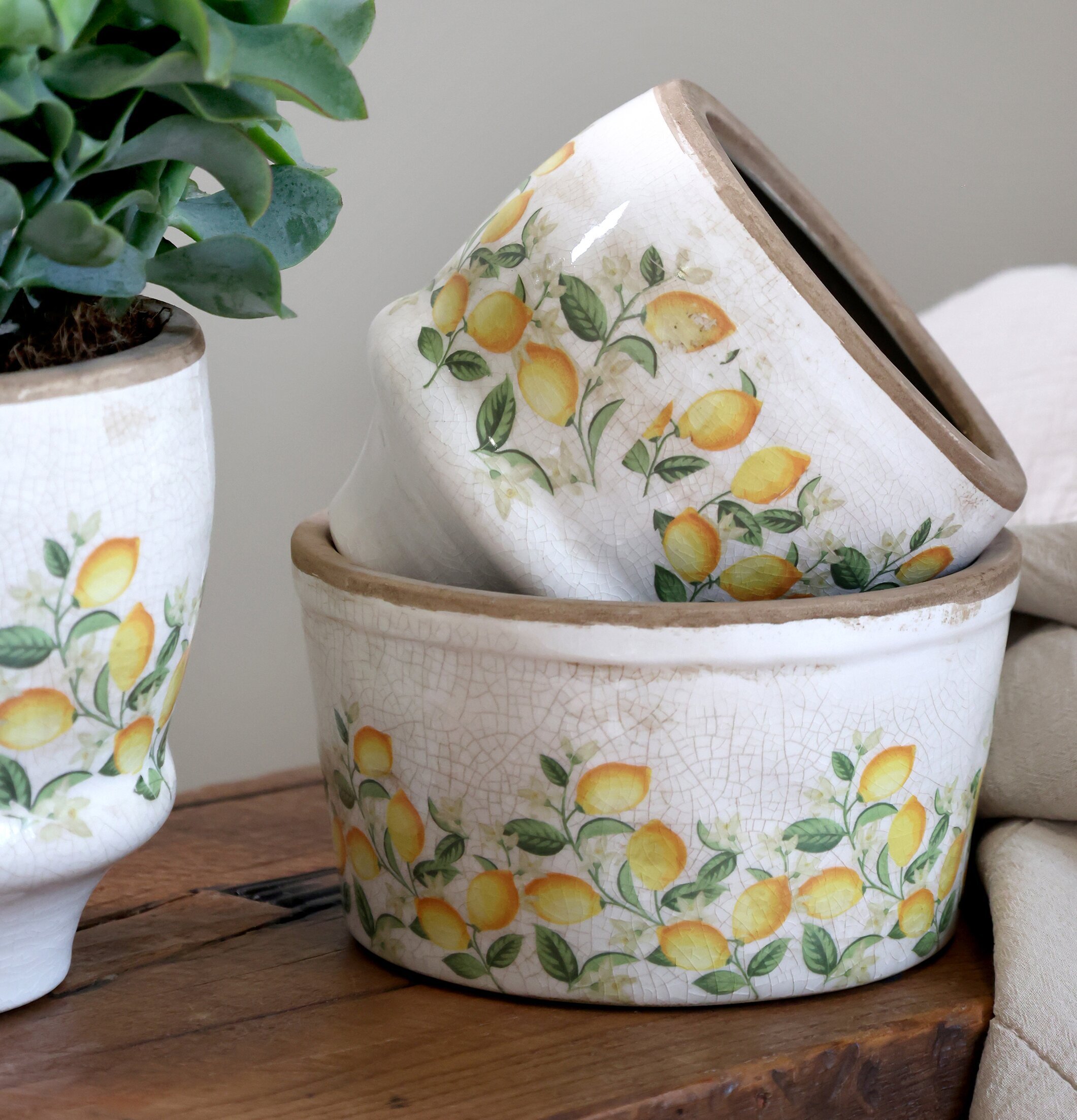 Kruka Limone Blossom Chic Antique Krukor Örtkrukor Glaskrukor