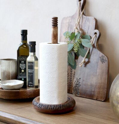 Pappershållare Hushåll Natur Chic Antique för hushållspapper