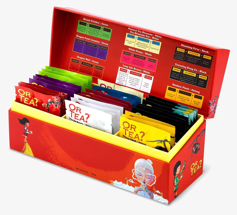Perfect 10 - Tepåsar från Or Tea i färgglad förpackning