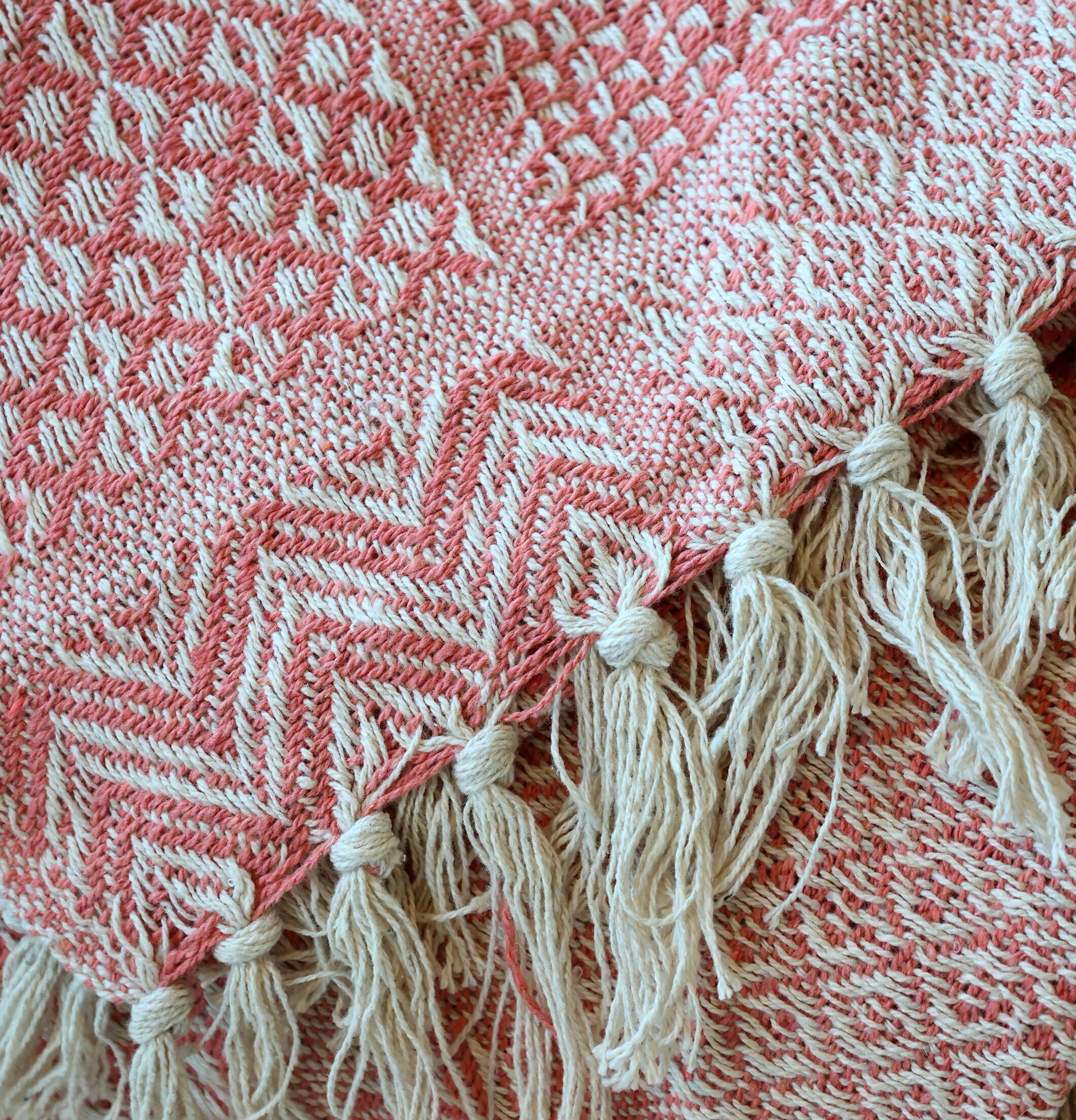 Pläd Coral Blush Chic Antique Täcken, filtar, plädar och överkast Filtar Plädar Överkast