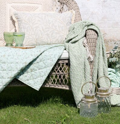 Pläd Verte Chic Antique Täcken, filtar, plädar och överkast Filtar Plädar Överkast