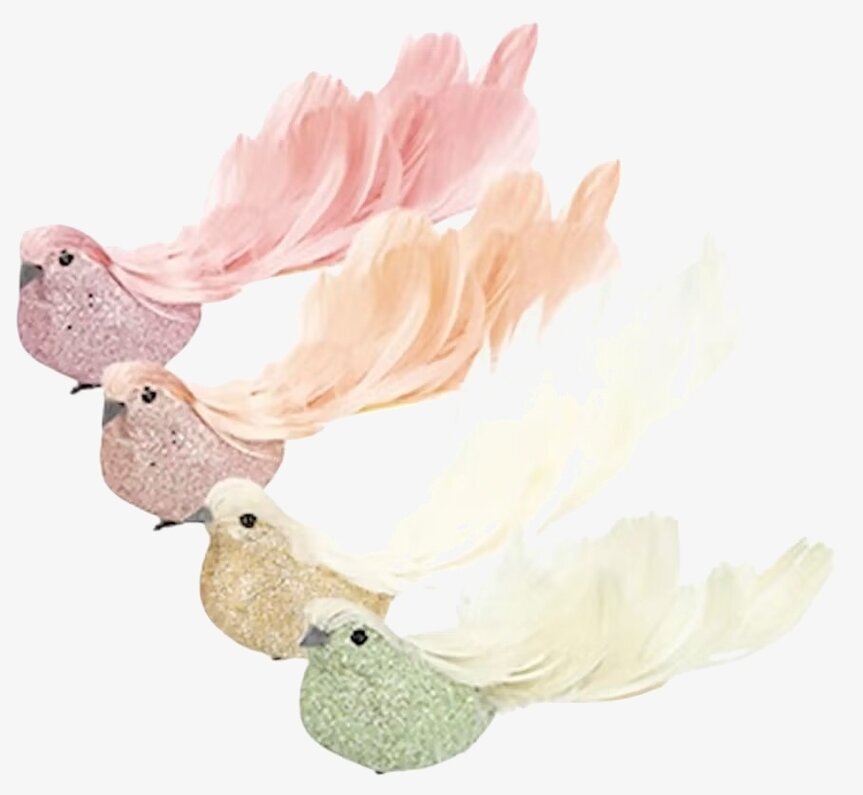 Clip Fågel Sunniva A Lot Decoration Fåglar för prydnad/dekoration Prydnadsfåglar Dekorationsfåglar