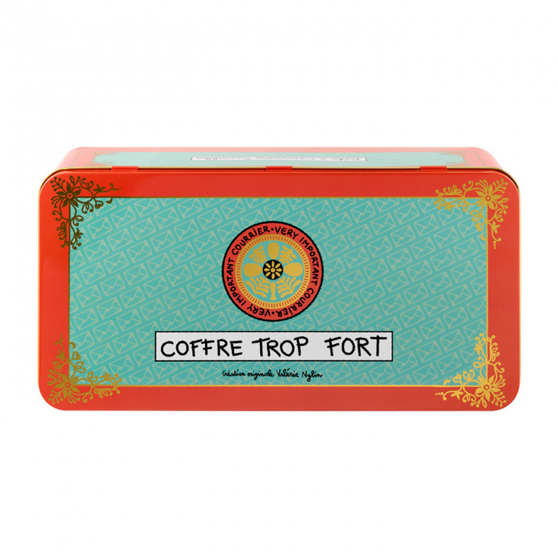 Plåtburk Brev & Dokument Derriére la porte Plåtburkar Metallburkar