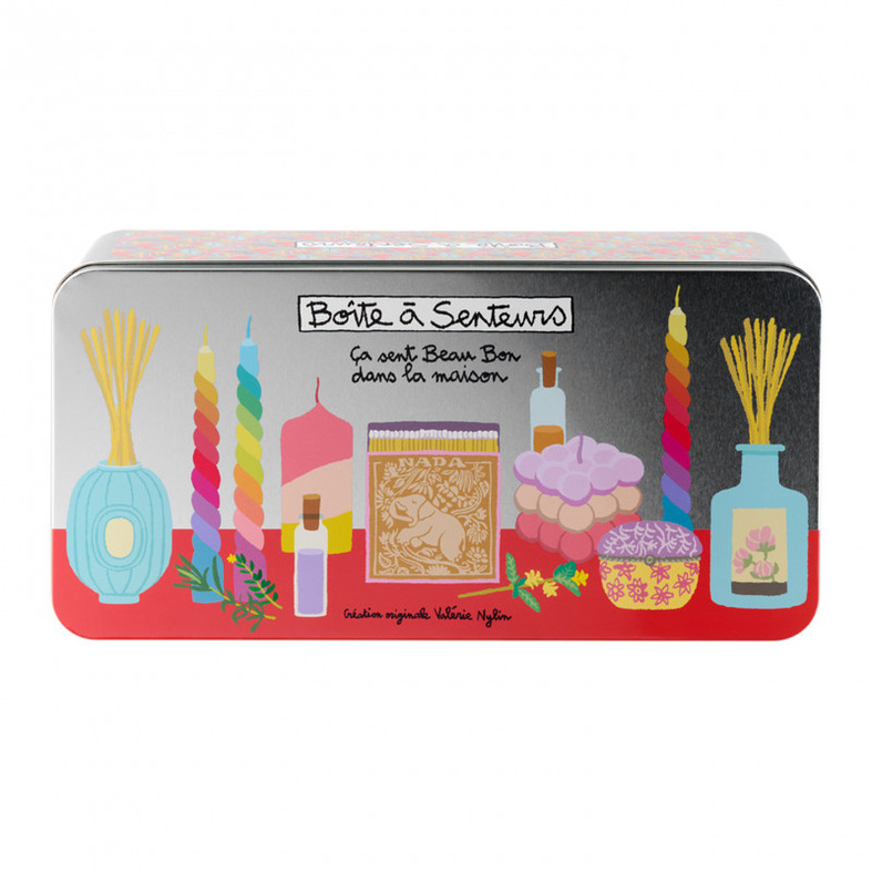 Plåtburk Ljus & Tillbehör Derriére la porte Plåtburkar Metallburkar