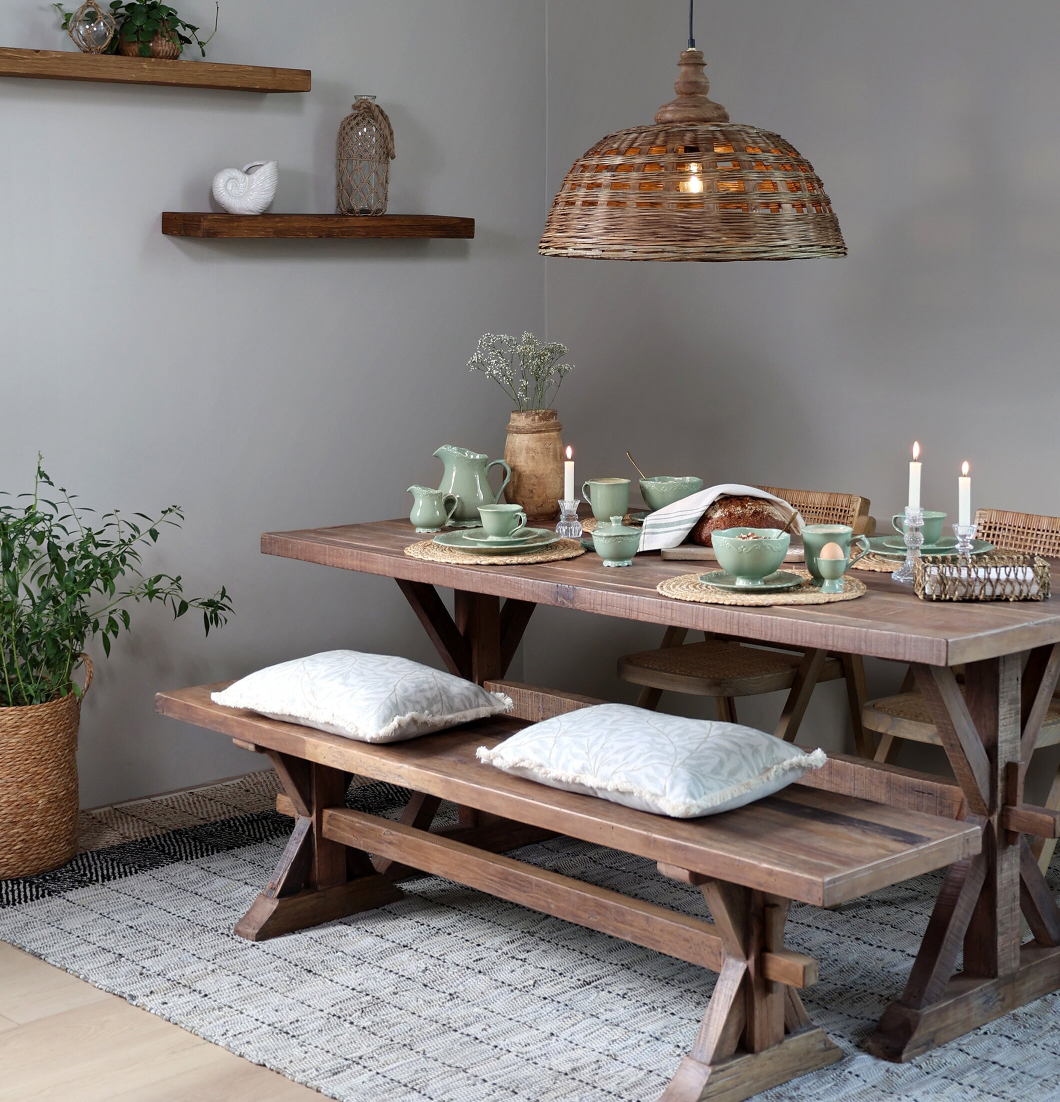 Provence Liten Kanna Verte Sockerskål Mugg Tallrik Ø27cm Assiett Ø19cm Skål Chic Antique Kannor Tekannor (ej