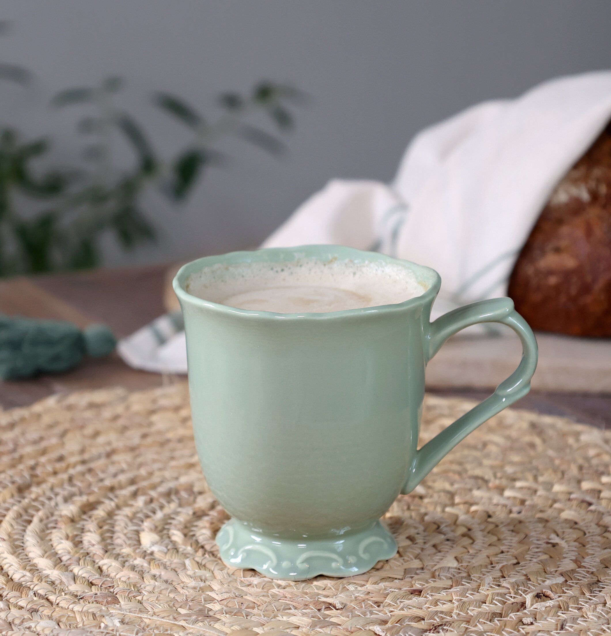 Provence Mugg Verte Chic Antique Muggar/koppar i porslin, keramik, papper eller biologiskt material organiskt ekologiskt Termomuggar