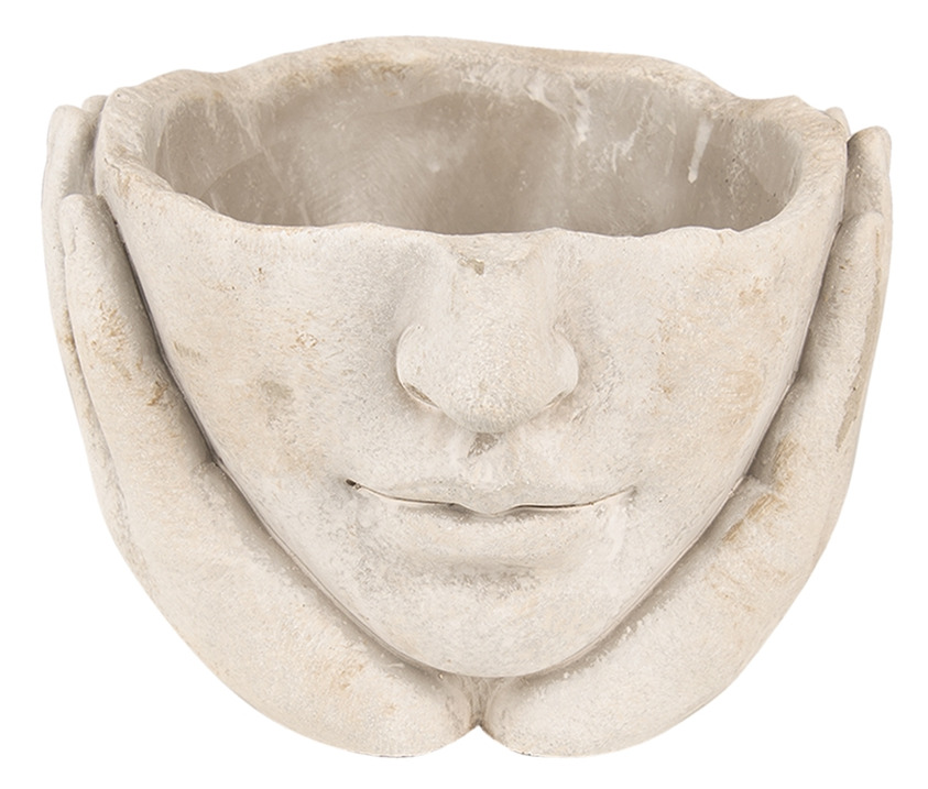 Kruka Ansikte Clayre & Eef Krukor Örtkrukor Glaskrukor