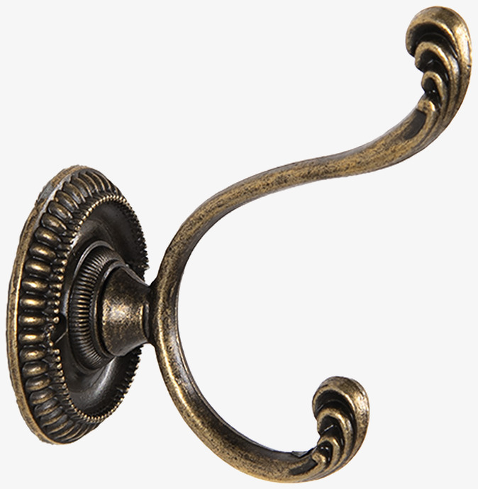 Krok Antik Mässing Clayre & Eef Krokar Upphängare Dörrkrokar Förvaringskrokar