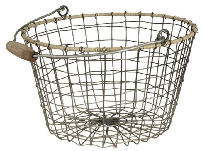 Trådkorg Rund Liten Strömshaga Förvaringslådor och korgar Boxar Förvaringsboxar Porslinsboxar Trälådor Smyckesboxar i porslin Förvaringsbrickor Murstensformar