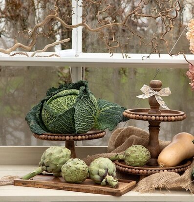 Bricka Avlång Trä Brun Set/2 A Lot Decoration Serveringsbrickor Brickset Serveringsfat