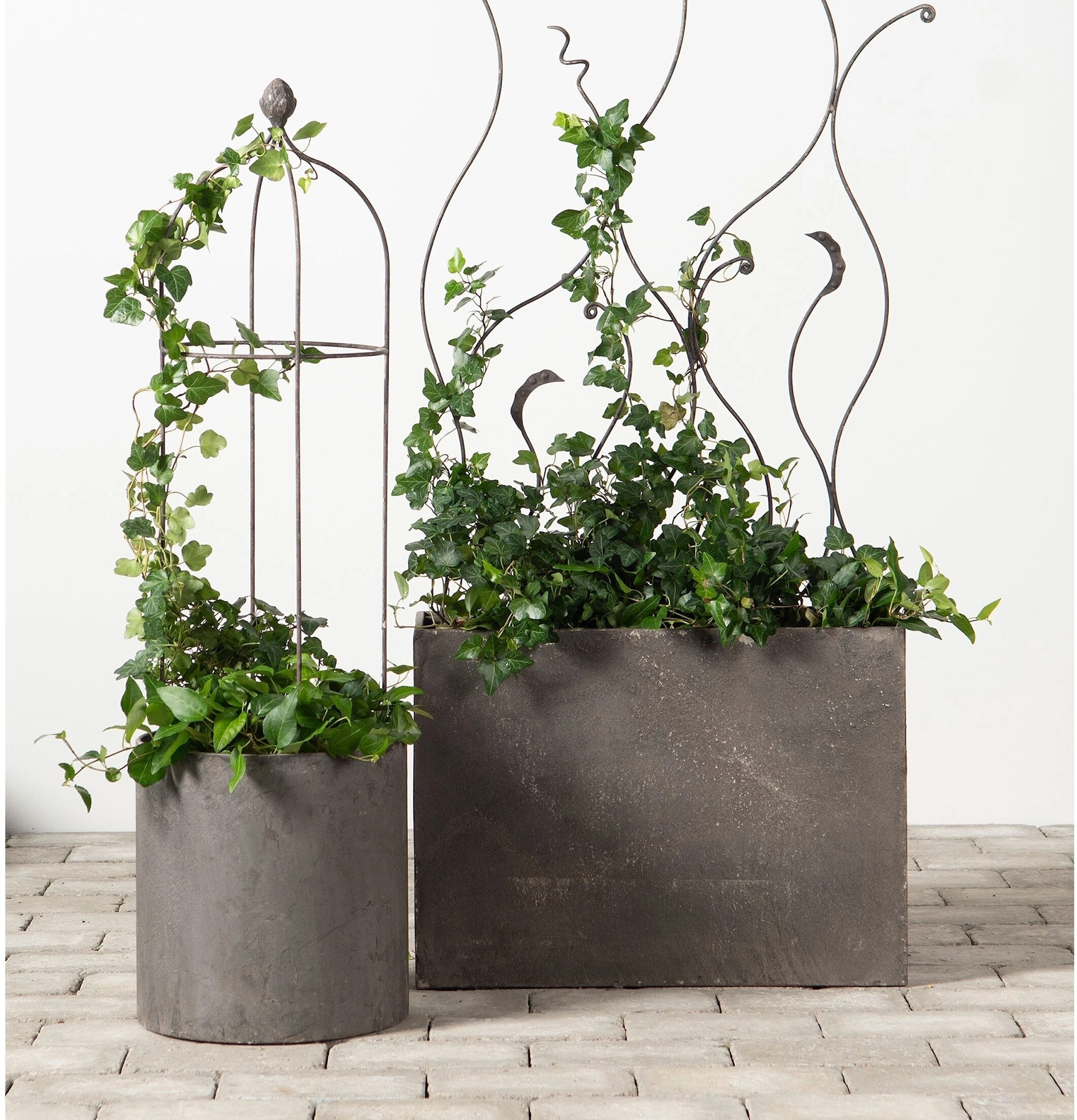 Kruka Utomhus Metall A Lot Decoration Krukor Örtkrukor Glaskrukor