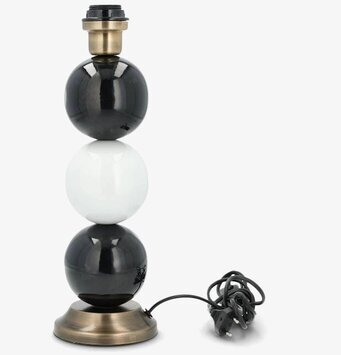 Lampfot Multi Stone Svart/Vit A Lot Decoration Lampor Taklampor Golvlampor Bordslampor LED-lampor Ledlampor Fönsterlampor Ljusslingor för