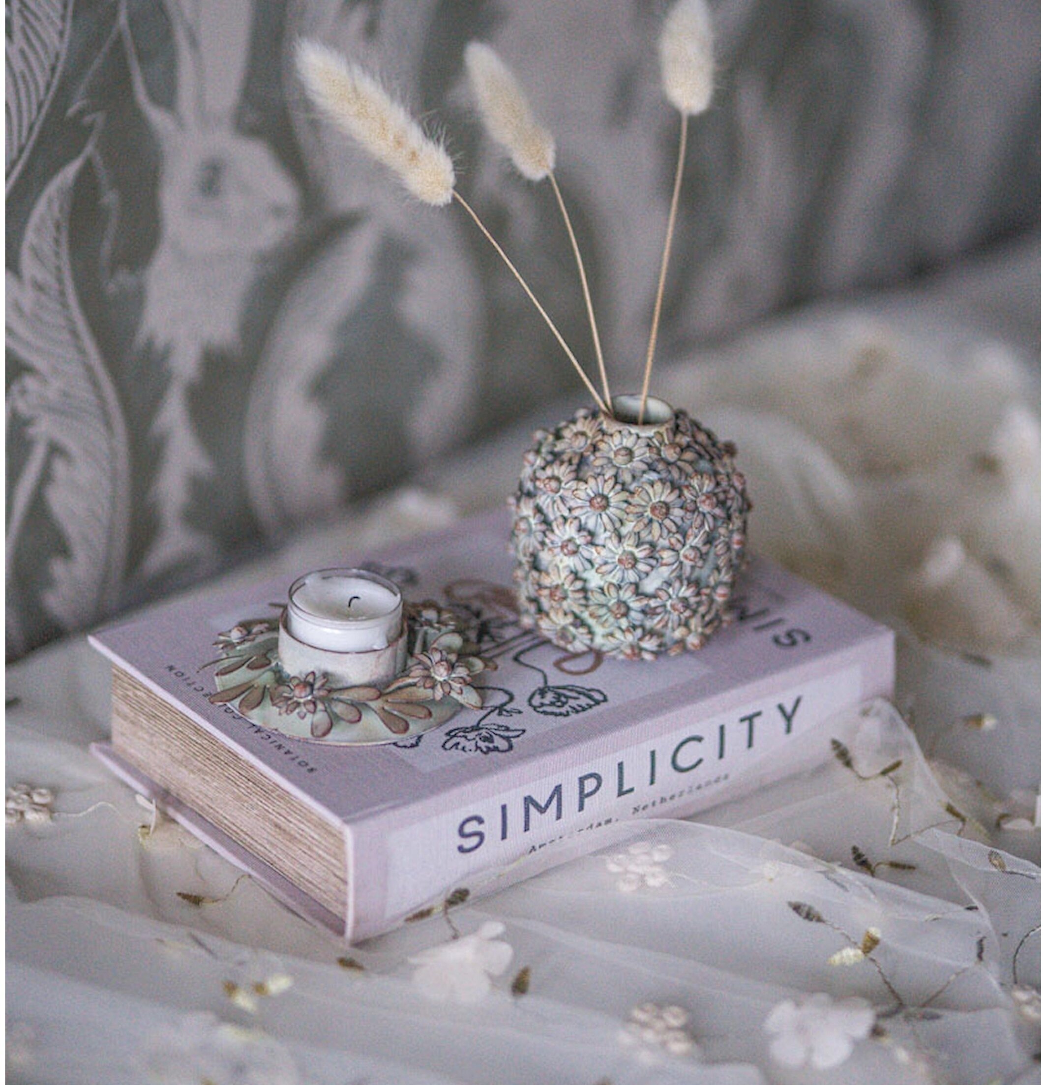 Vas Amelie Floral Green A Lot Decoration Vaser