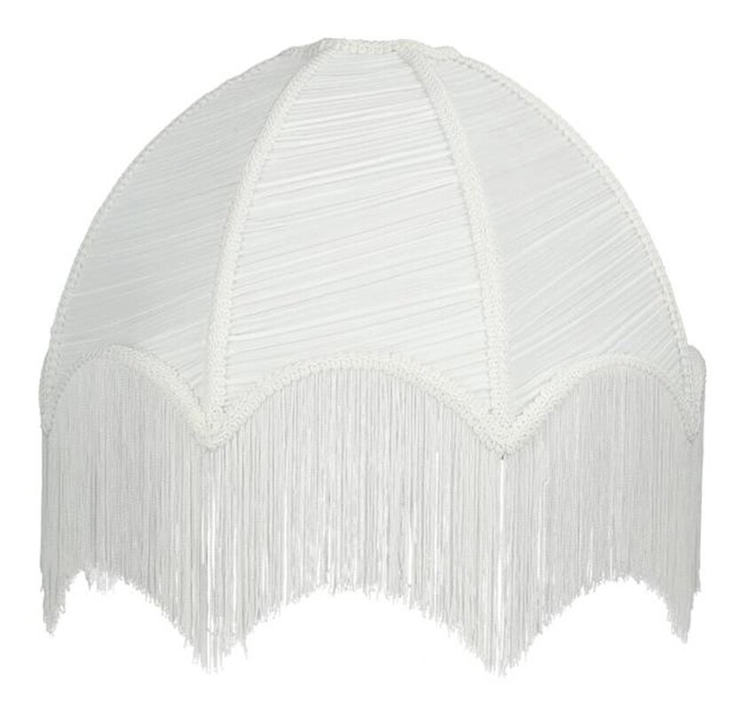 Lampskärm Frans Vit A Lot Decoration Lampskärmar