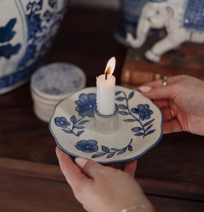 Ljusstake Florea - Majas Cottage Ljusstakar Adventsstakar Ljushållare Ljushyllor