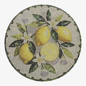 Assiett Mosaik Citron Ø21cm Chic Antique Tallrikar Djupa tallrikar (ej skål) Desserttallrikar Assietter Barntallrikar Picknicktallrikar