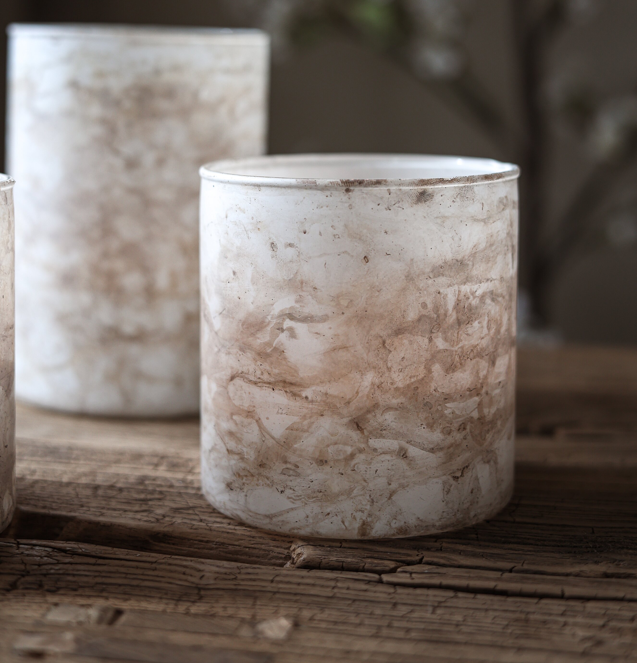 Ljuslykta Luna 10x10 cm - Majas Cottage Lyktor Endless Light Ljuslyktor