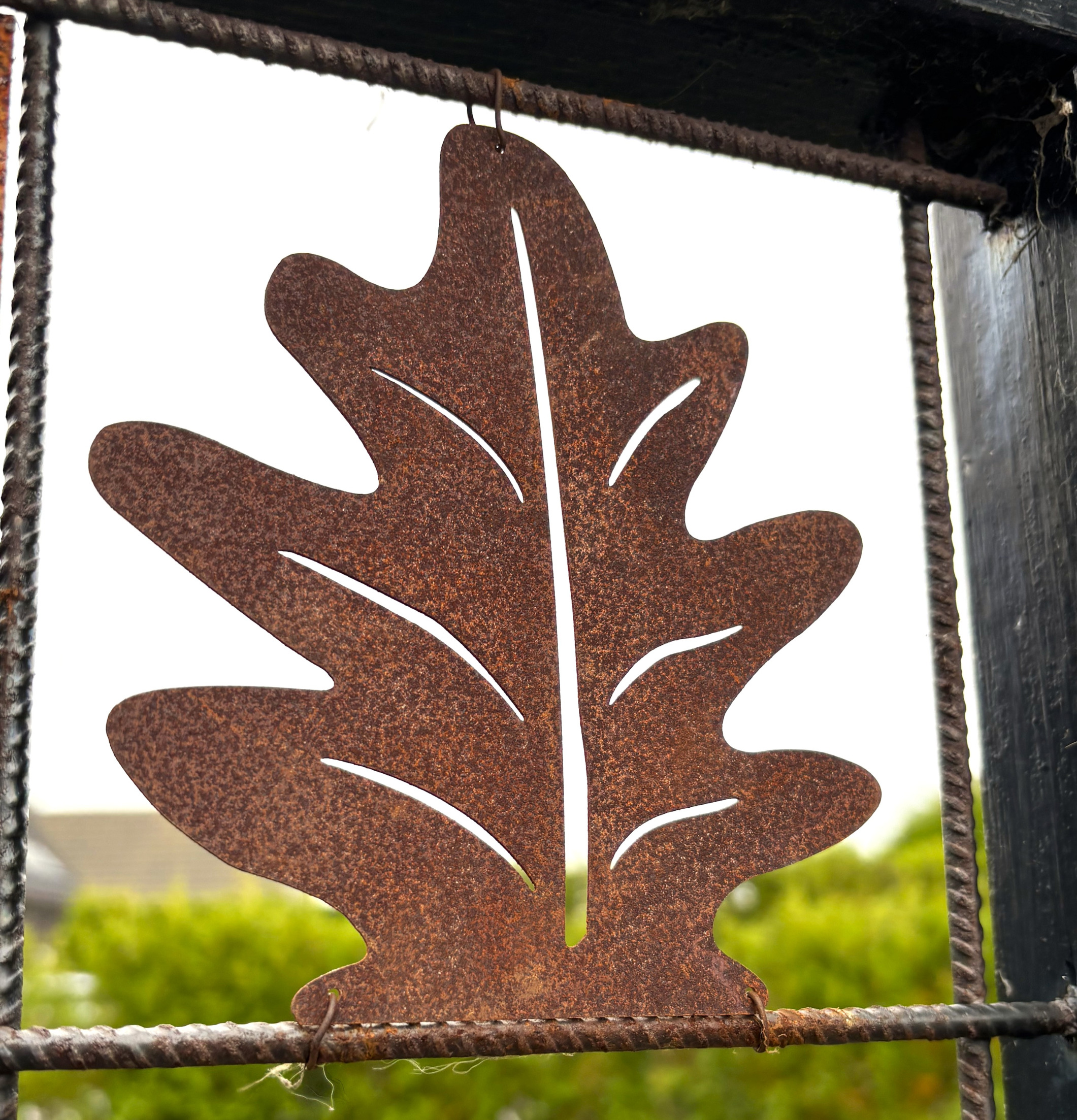 Ekblad (armeringsnät) Rost Lind Decoration Utomhusskyltar Skyltar för utomhusbruk