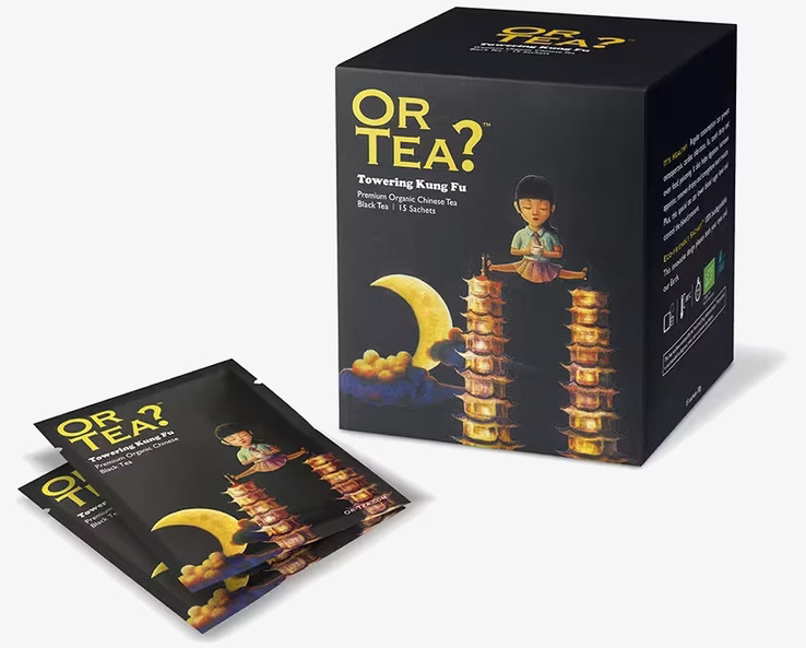 Towering Kung Fu Box/15 från Or Tea med meditativ pojke