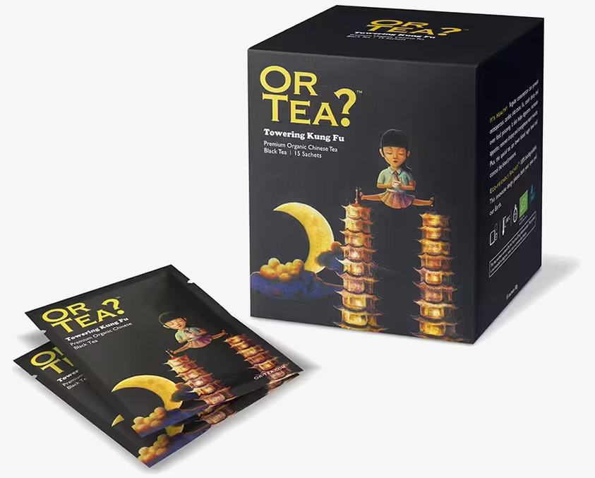 Towering Kung Fu Box/15 från Or Tea med meditativ pojke