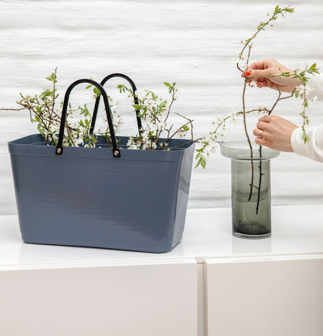 Väska Hinza Duvblå - Green Plastic Väskor