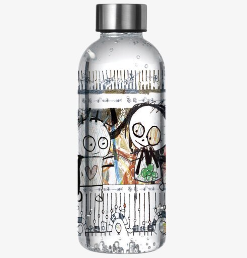 Vattenflaska Party från Poul Pava med livfull design