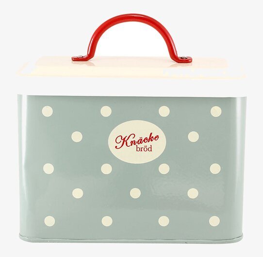 Plåtburk Knäcke Betty Grön från Strömshaga med retrodesign