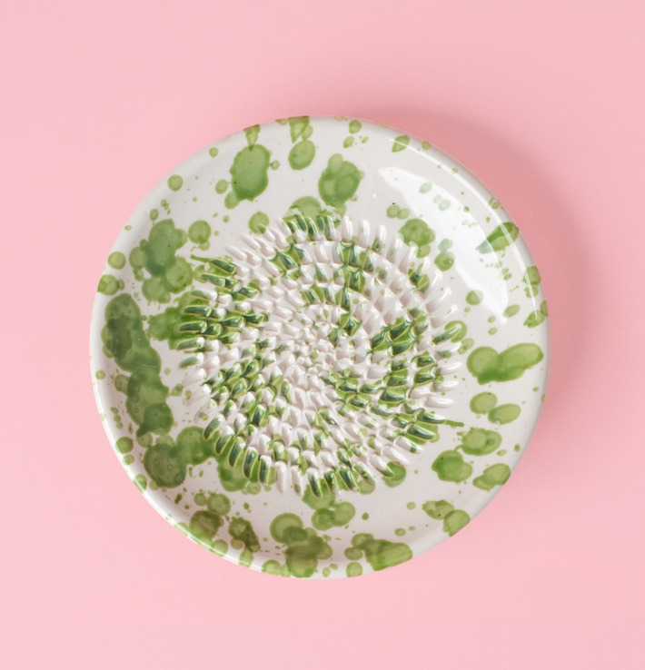 Keramisk Rivplatta Grön/Vit Tierra Cocida Rivjärn/Rivplatta rivplatta