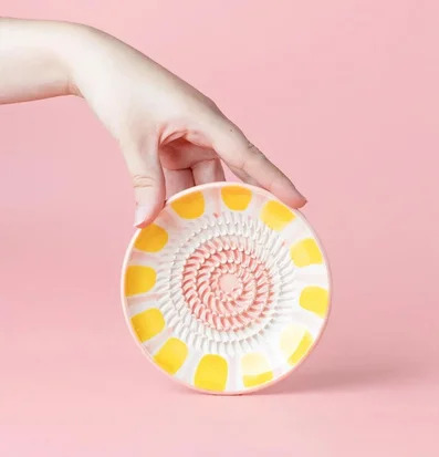 Keramisk Rivplatta Gul/Rosa Tierra Cocida Rivjärn/Rivplatta rivplatta