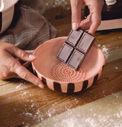 Keramisk Rivplatta/Skål Rosa Tierra Cocida Rivjärn/Rivplatta rivplatta