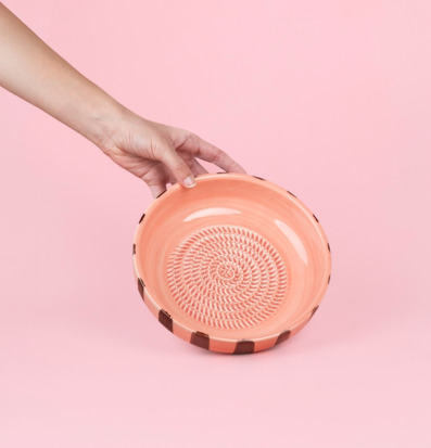 Keramisk Rivplatta/Skål Rosa Tierra Cocida Rivjärn/Rivplatta rivplatta