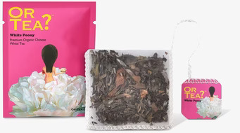 Or Tea White Peony Box/15 teförpackning med rosa design