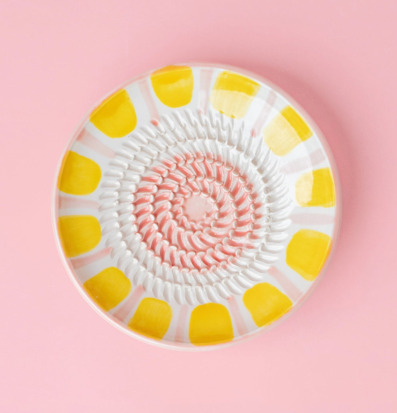 Keramisk Rivplatta Gul/Rosa Tierra Cocida Rivjärn/Rivplatta rivplatta